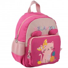 Anaokul Sırt Çantası - Pembe Kedi