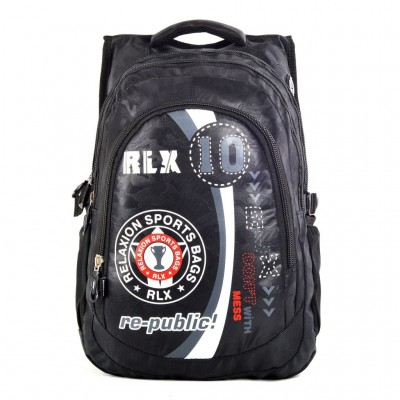 Yarasa Taraftar Sırt Çantası / Siyah - Beyaz