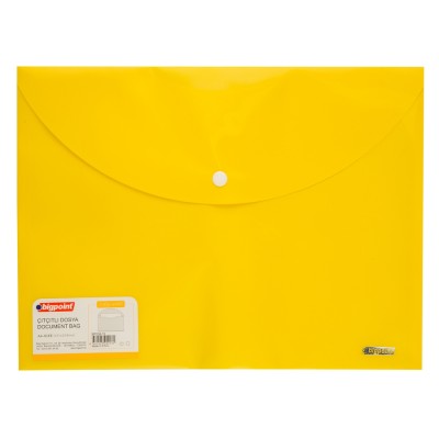 Lolly Çıtçıtlı Dosya A4 - Sarı