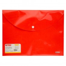 Lolly Çıtçıtlı Dosya A4 - Kırmızı