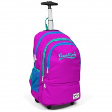Coral High Dört Bölmeli Çekçekli Sırt Çantası / Pembe