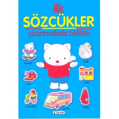 İlk Sözcükler Çıkartmalı Dizisi / Mavi