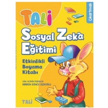 Tali Etkinlikli Boyama Kitabı / Sosyal Zeka Eğitimi