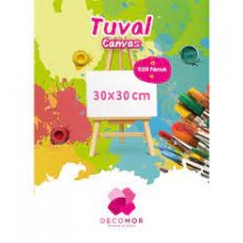 Decomor - Baskısız Tuval 30x30 cm