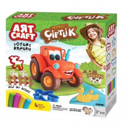 Çiftlik Oyun Hamuru Seti / 200 gr