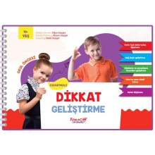 Çıkartmalı Dikkat Geliştirme Kitabı - 4 yaş