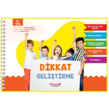 Çıkartmalı Dikkat Geliştirme Kitabı - 6 yaş