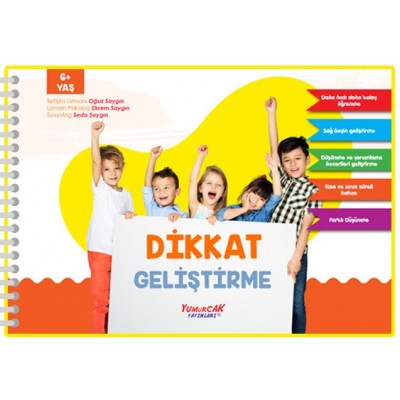Çıkartmalı Dikkat Geliştirme Kitabı - 6 yaş