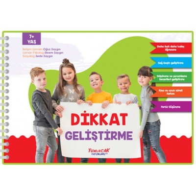 Çıkartmalı Dikkat Geliştirme Kitabı - 7 yaş