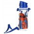 Spiderman Şeffaf Matara Pipetli 500 ml / Mavi