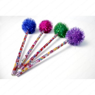 Dolphın Ponpon Başlıklı Kurşun Kalem