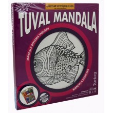 Tuval Mandala-Balık