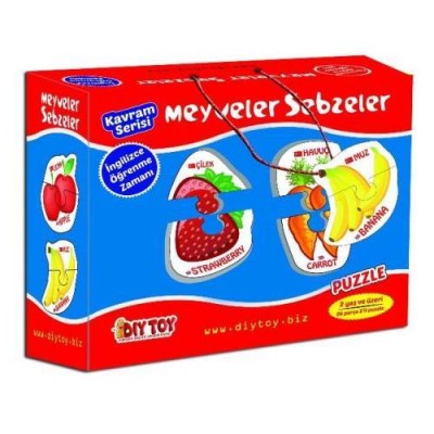 Meyveler Sebzeler ( Türkçe-İngilizce )
