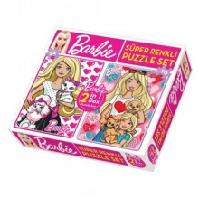 Barbie 2'si 1 Arada Puzzle Seti