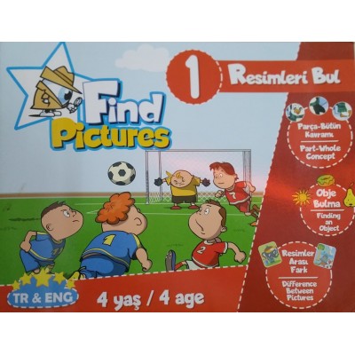 Find Pictures / 4 Yaş - 1. Kitap