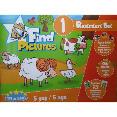 Find Pictures / 5 Yaş - 1. Kitap