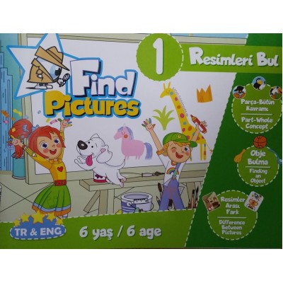 Find Pictures / 6 Yaş - 1. Kitap