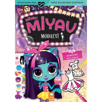 Miyav Miyav Moda Evi - Miyav Günü Kutlaması / Boyama Kitabı
