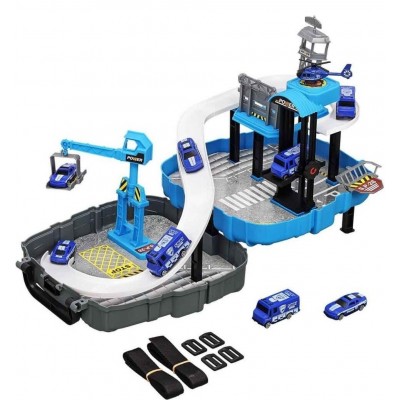 Heroes Toys - Arabalı Çantalı Polis Seti