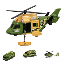 Heroes Toys - Helikopter Asker Seti / Arabalı