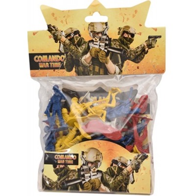 Heroes Toys - Pvc Poşette Oyuncak Asker Seti