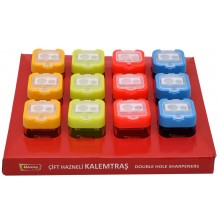 Heroes Toys - Plastik Çift Hazneli Kalemtraş