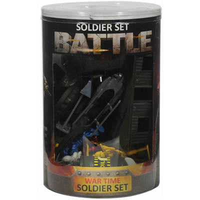 Heroes Toys - Silindir Kutuda Büyük Asker Seti