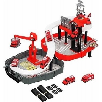 Heroes Toys - Arabalı Çantalı İtfaiye Seti