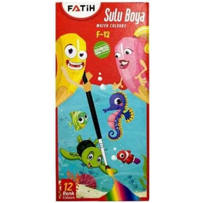 Fatih - F-12 Büyük Boy Suluboya / 12'li