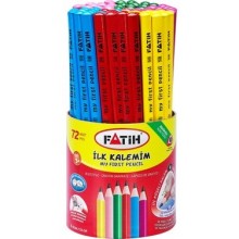 Fatih - İlk Kalemim Jumbo Üçgen Başlangıç Kalemi / Renkli