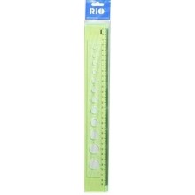 Fatih - Rio Daire Şablonlu Cetvel / 30cm