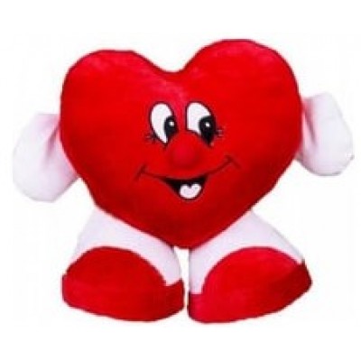 Oyuncak Peluş Ayaklı Kalp / 40 cm
