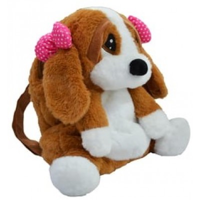 Oyuncak Üzgün Köpek Peluş Sırt Çantası / 35 cm
