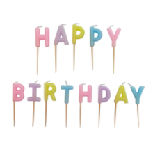 Kika - Makaron Doğum Günü Mumları / Happy Birtday