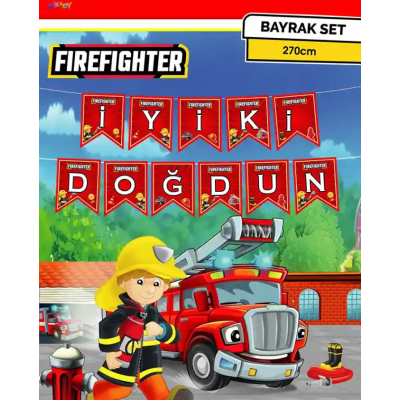 Kika - Firefighters İyi ki Doğdun Banner