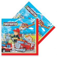 Kika - Firefighters Baskılı Kağıt Peçete / 16 adet
