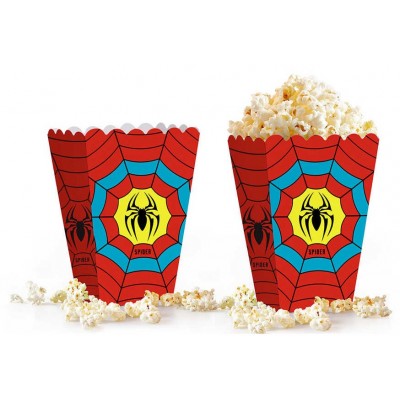 Kika - Spiderman Popcorn Kutusu / 8'li