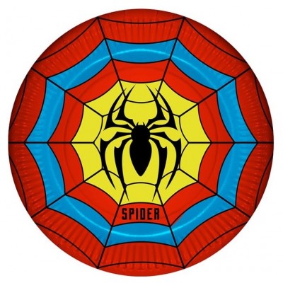 Kika - Spiderman Karton Tabak / 8 adet