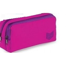 Mikro - 2002 Kalem Çantası Çift Gözlü / Pembe