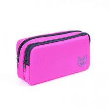 Mikro - 2001 Kalem Çantası Çift Gözlü / Pembe