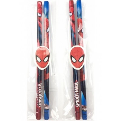 Spider Man Silgi+Kurşun Kalem 2 Adet