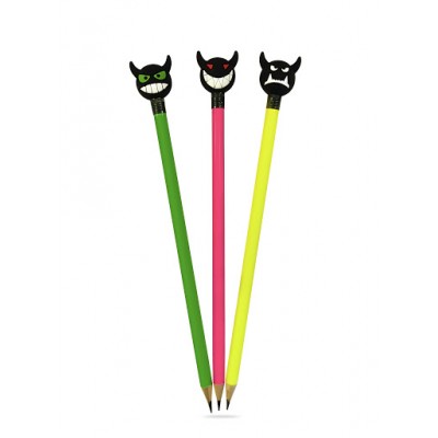 Maskotlu Kurşun Kalem (Pembe)