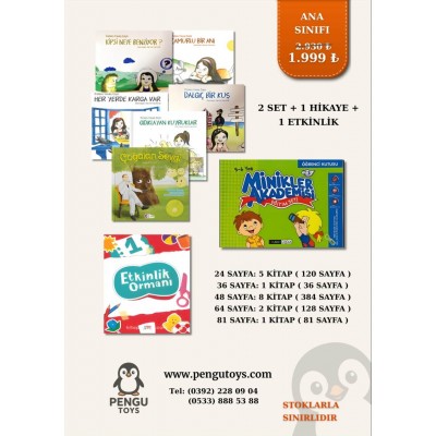 Kampanyalı Kitap Seti / Anasınıfı - 17 Kitap