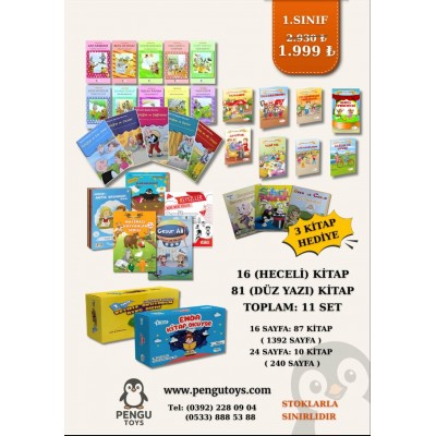 Kampanyalı Kitap Seti / 1. sınıf - 107 Kitap