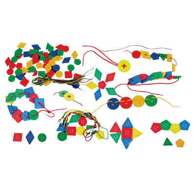 İpli Geometrik Düğmeler 96 Parça