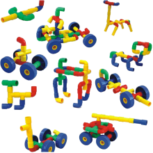 Tekerlekli Boru Lego 72 Parça