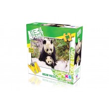 100 Parça Puzzle Animal Planet / Panda Mother