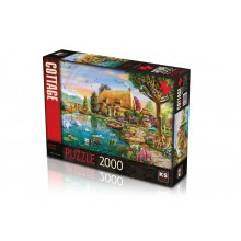 2000 Parça Puzzle / Lakeside Cottage