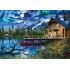 3000 Parça Puzzle / Moonlit Lake House
