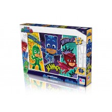 100 Parça Puzzle Pj Masks